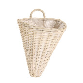 Cos ratan natur Randy 30x26x38/43 cm