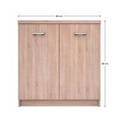 Comoda PAL stejar Sonoma Toopty 80x33x85 cm