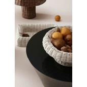 Platou ratan bej Irele Ø35x15h