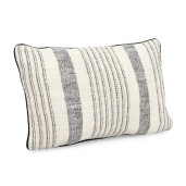 Perna decorativa bumbac albastru bej Morgan 50x30 cm