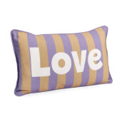 Perna decorativa poliester multicolor Love 30x50 cm