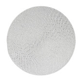 Set 12 suporturi farfurii polipropilena argintie Wildon Ø38 cm