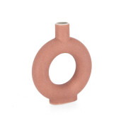 Vaza flori piatra caramizie Lytir 19x5x23h