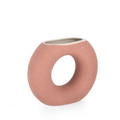 Vaza flori piatra caramizie  Loki 22.5x7.5x18.5h