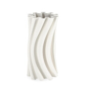 Vaza flori ceramica alba Haylee Ø16,5x31h