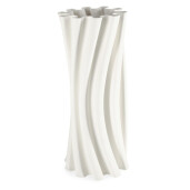 Vaza flori ceramica alba Haylee Ø20x47h