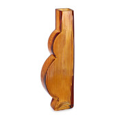 Vaza flori sticla portocalie Atlante 10.5x5x34.5h