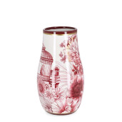 Vaza flori portelan multicolor Liang 15x26 cm