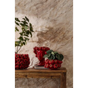 Vaza flori ceramica rosie verde Gazpacho 33,5x32x22h