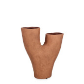 Vaza flori teracota maro Hector 31x11,5x34h