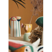 Carafa decorativa ceramica multicolora Toucan 21x12,8x23,5h