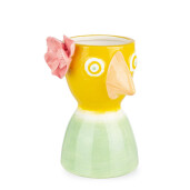 Vaza flori ceramica multicolora Birdie 12x11,4x16,5h