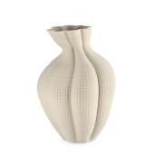 Vaza flori ceramica bej Reiko Ø25x39h