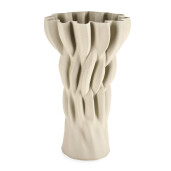 Vaza flori ceramica bej Reiko Ø26x48h