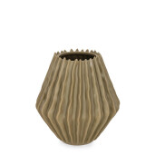 Vaza flori ceramica taupe Eldar Ø18,5x20h