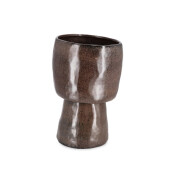 Vaza flori piatra maro Pavlos Ø24,5x37h