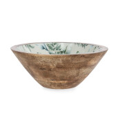 Bol lemn mango email multicolorThara Ø24x10,5h