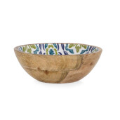 Bol lemn mango email Majolicas Ø18x6h