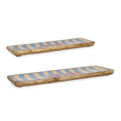 Set 2 tavi lemn mango email Chill 38x12x2h, 46x15x2h