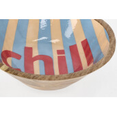 Set 2 boluri lemn mango email Chill Ø25x7h; ø30x9h