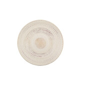 Set 6 farfurii piatra alba bronz Braga Ø22x2,7h