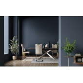 Covor textil albastru crem Arena 160x230 cm