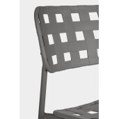 Set 4 scaune bar otel gri Clover 52x45x109 cm