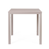 Masa gradina, terasa otel taupe Sarita 78x78x74h