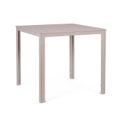Masa gradina, terasa otel taupe Sarita 78x78x74h