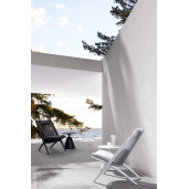 Set 2 fotolii alb gri Aloha 66x84x98 cm