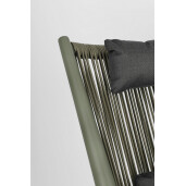 Set 2 fotolii verde gri antracit Aloha 66x84x98 cm