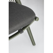 Set 2 fotolii verde gri antracit Aloha 66x84x98 cm