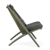 Set 2 fotolii verde gri antracit Aloha 66x84x98 cm