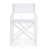 Set 2 scaune gradina alb Taylor 48x56x86 cm