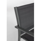 Set mobilier gradina otel gri antracit Trent 108x62x78 cm, 61x62x78 cm, 90x50x41 cm