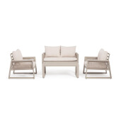 Set mobilier gradina Peyote 130x78x76.5 cm, 71x78x76.5 cm, 110x60x40 cm