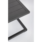 Masuta aluminiu gri antracit Hilde 40x40x40 cm