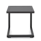 Masuta aluminiu gri antracit Hilde 40x40x40 cm