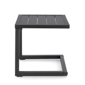 Masuta aluminiu gri antracit Hilde 40x40x40 cm