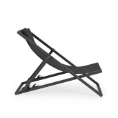 Set 4 scaune gradina gri antracit Taylor 60.5x101.5x73.5 cm