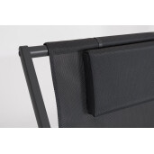 Set 4 scaune gradina gri antracit Taylor 60.5x101.5x73.5 cm