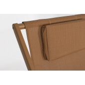 Set 4 scaune gradina maro pecan Taylor 60.5x101.5x73.5 cm
