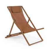 Set 4 scaune gradina maro pecan Taylor 60.5x101.5x73.5 cm