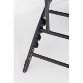 Set 2 fotolii gradina recliner gri antracit Taylor 53x166.5x90 cm