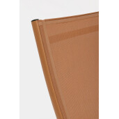 Set 2 fotolii gradina recliner maro pecan Taylor 53x166.5x90 cm