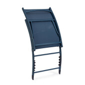 Set 2 fotolii gradina recliner albastru Taylor 53x166.5x90 cm