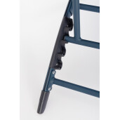 Set 2 fotolii gradina recliner albastru Taylor 53x166.5x90 cm