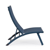 Set 2 fotolii gradina recliner albastru Taylor 53x166.5x90 cm