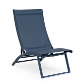Set 2 fotolii gradina recliner albastru Taylor 53x166.5x90 cm