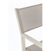 Set 2 scaune gradina bej Konnor 55x50.5x84.5 cm